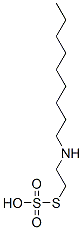 Thiosulfuric acid hydrogen S-(2-nonylaminoethyl) ester CAS#: 1921-44-4