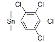 Trimethyl(2,3,4,5-tetrachlorophenyl)stannane CAS#: 15725-06-1