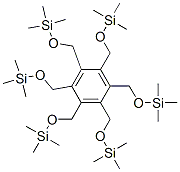 Trimethyl[(2,3,4,5,6-pentakis([(trimethylsilyl)oxy]methyl)benzyl)oxy]s ilane CAS#: 108638-04-6