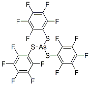 Tris[(pentafluorophenyl)thio]arsane CAS#: 21459-35-8