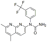 Urea, N-(5,7-dimethyl-1,8-naphthyridin-2-yl)-N-[3-(trifluoromethyl)phenyl]- (9CI) CAS#: 288309-94-4