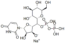 Uridine 5'-(trihydrogen diphosphate), mono-alpha-d-glucopyranosyl ester, sodium salt CAS#: 14656-80-5