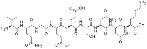 VAL-GLN-GLY-GLU-GLU-SER-ASN-ASP-LYS CAS#: 106021-96-9