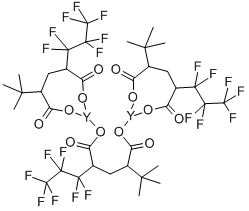 YTTRIUM 6,6,7,7,8,8,8-HEPTAFLUORO-2,2-DIMETHYL-3,5-OCTANEDIONATE CAS#: 19186-73-3