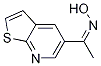 (Z)-1-(THIENO[2,3-B]PYRIDIN-5-YL)ETHANONE OXIME CAS#: 21344-44-5