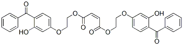(Z)-2-Butenedioic acid bis[2-(4-benzoyl-3-hydroxyphenoxy)ethyl] ester CAS#: 28716-44-1
