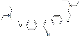 (Z)-2,3-bis[4-(2-diethylaminoethoxy)phenyl]prop-2-enenitrile CAS#: 2052-75-7