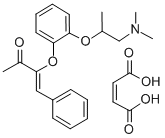 (Z)-3-(2-(2-(Dimethylamino)propoxy(and 1-methylethoxy))phenoxy)-4-phen yl-3-buten-2-one maleate CAS#: 106064-06-6