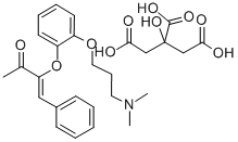 (Z)-3-(2-(3-(Dimethylamino)propoxy)phenoxy)-4-phenyl-3-buten-2-one cit rate CAS#: 106064-07-7
