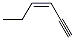 (Z)-3-Hexen-1-yne CAS#: 17669-38-4