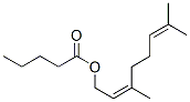 (Z)-3,7-dimethylocta-2,6-dienyl valerate CAS#: 10522-33-5