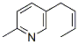 (Z)-5-(but-2-enyl)-2-methylpyridine CAS#: 26091-12-3