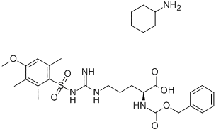 Z-ARG(MTR)-OH CHA CAS#: 80745-09-1