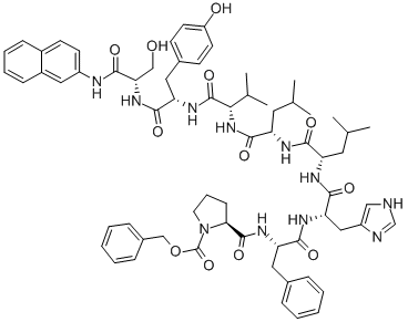 Z-PRO-PHE-HIS-LEU-LEU-VAL-TYR-SER-BETANA CAS#: 14855-40-4