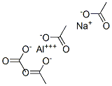 acetic acid, aluminium sodium salt CAS#: 15930-11-7