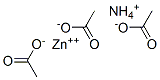 acetic acid, ammonium zinc salt CAS#: 24846-92-2