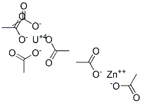 acetic acid, uranium(4+) zinc salt CAS#: 20596-91-2
