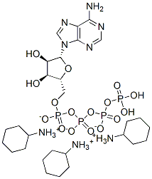 adenosine 5'-tetraphosphate, tri(cyclohexylammonium) salt CAS#: 102029-90-3