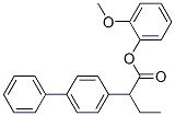 alpha-Ethyl-4-biphenylacetic acid, o-methoxyphenyl ester CAS#: 20723-84-6