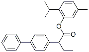 alpha-Ethyl-4-biphenylacetic acid, thymyl ester CAS#: 20724-13-4