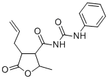 alpha-allyl-alpha-allophanyl-gamma-butyrolactone CAS#: 14305-86-3