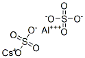 aluminium caesium bis(sulphate) CAS#: 14284-36-7