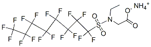 ammonium N-ethyl-N-[(heptadecafluorooctyl)sulphonyl]glycinate CAS#: 2991-52-8