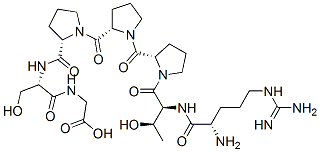 arginyl-threonyl-prolyl-prolyl-prolyl-seryl-glycine CAS#: 101020-48-8