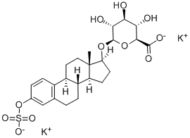 beta-Estradiol-3-sulfate-17-glucopyranosiduronic acid dipotassium salt CAS#: 10392-35-5