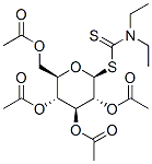 .beta.-D-Glucopyranose, 1-thio-, 2,3,4,6-tetraacetate 1-(diethylcarbamodithioate) CAS#: 19200-29-4