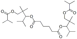 bis[1-isopropyl-2,2-dimethyl-3-(2-methyl-1-oxopropoxy)propyl] adipate CAS#: 100208-33-1