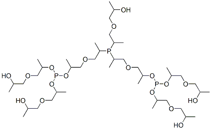 bis[13-hydroxy-7-[2-(2-hydroxypropoxy)-1-methylethoxy]-1,5,9-trimethyl-3,6,8,11-tetraoxa-7-phosphatetradec-1-yl][2-(2-hydroxypropoxy)-1-methylethyl]phosphine CAS#: 13474-96-9