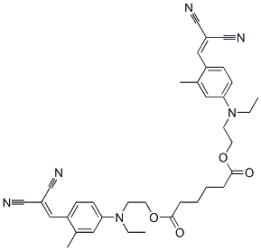 bis[2-[[4-(2,2-dicyanovinyl)-3-methylphenyl]ethylamino]ethyl] adipate CAS#: 25857-05-0