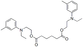 bis[2-[ethyl(3-methylphenyl)amino]ethyl] adipate CAS#: 26479-97-0