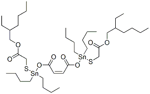 bis(2-ethylhexyl) 4,4,11,11-tetrabutyl-6,9-dioxo-5,10-dioxa-3,12-dithia-4,11-distannatetradec-7-enedioate CAS#: 18403-67-3