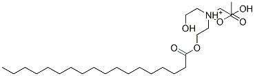 bis(2-hydroxyethyl)[2-(stearoyloxy)ethyl]ammonium acetate CAS#: 17329-61-2
