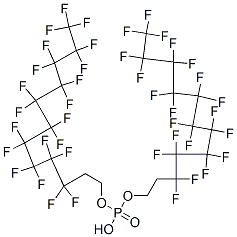 bis[3,3,4,4,5,5,6,6,7,7,8,8,9,9,10,10,11,11,12,12,12-henicosafluorododecyl] hydrogen phosphate CAS#: 1895-26-7