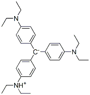 bis[4-(diethylamino)phenyl][4-(diethylammonio)phenyl]methylium CAS#: 25275-06-3
