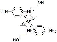 bis[(p-aminophenyl)ethyl(2-hydroxyethyl)ammonium] sulphate CAS#: 25646-78-0