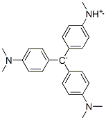 bis[p-(dimethylamino)phenyl][p-(dimethylammonio)phenyl]methylium CAS#: 14426-25-6