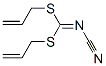 [bis(prop-2-enylsulfanyl)methylideneamino]formonitrile CAS#: 13997-95-0