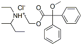butan-2-yl-ethyl-[2-(2-methoxy-2,2-diphenyl-acetyl)oxyethyl]azanium ch loride CAS#: 2912-89-2