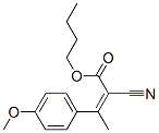 butyl 2-cyano-3-(4-methoxyphenyl)-2-butenoate CAS#: 28711-04-8