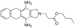 butyl 4,11-diamino-1,3,5,10-tetrahydro-2H-naphth[2,3-f]isoindole-2-propionate CAS#: 10110-15-3