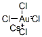cesium tetrachloroaurate CAS#: 13682-60-5