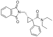 cis-2-[(1,3-Dihydro-1,3-dioxo-2H-isoindol-2-yl)methyl-N,N-diethyl-1-phenylcyclopropanecarboxamide CAS#: 105310-75-6