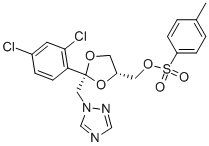 cis-[2-(2,4-Dichlorophenyl)-2-(1H-1,2,4-triazol-1-ylmethyl)-1,3-dioxolan-4-yl]methyl-p-toluenesulfonate CAS#: 113770-65-3