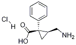 cis-2-(AMinoMethyl)-1-phenylcyclopropanecarboxylic Acid Hydrochloride CAS#: 105310-28-9