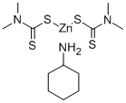 (cyclohexylamine)bis(dimethyldithiocarbamato-S,S')zinc CAS#: 16509-79-8