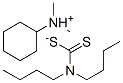 cyclohexyldimethylammonium dibutyldithiocarbamate CAS#: 149-82-6